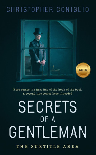 3D mockup of Black Pearl #1299 - Premade Historical Book Cover