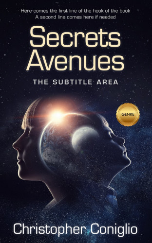 3D mockup of Mirage #1318 - Premade Science Fiction Book Cover