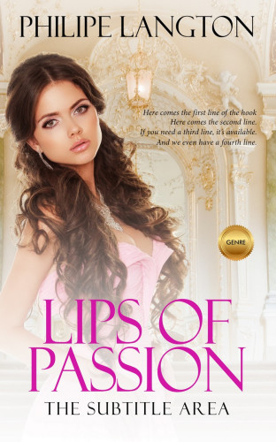 3D mockup of Pearl Bush #1417 - Premade Romance Book Cover