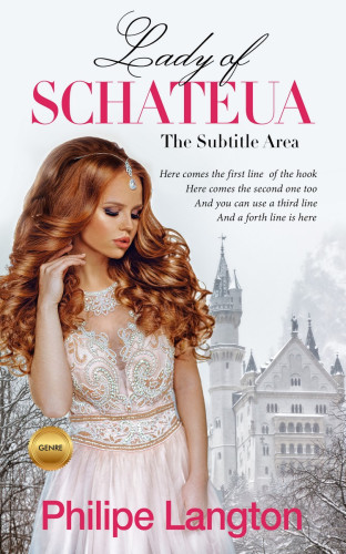 3D mockup of Bon Jour #1439 - Premade Travel Book Cover