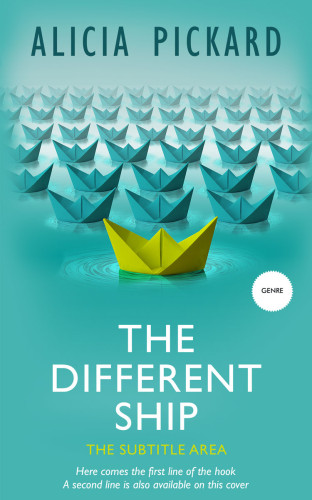 3D mockup of Fountain Blue #1457 - Premade Self-Improvement & Self-Help Book Cover