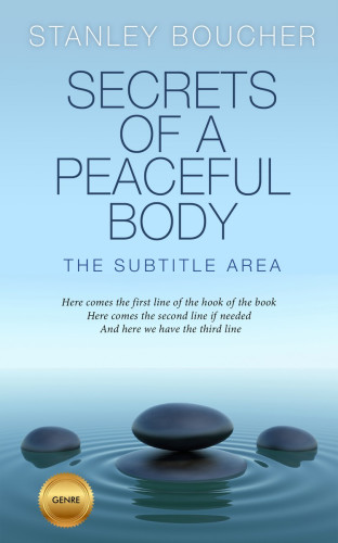 3D mockup of Blizzard Blue #1588 - Premade Health & Mind & Body Book Cover