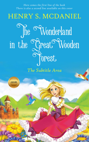 3D mockup of Curious Blue #1671 - Premade Fantasy Book Cover