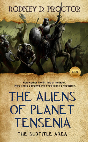 3D mockup of Straw #1702 - Premade Science Fiction Book Cover