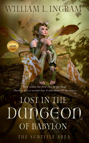 3D mockup of Graphite #1723 - Premade Fantasy Book Cover