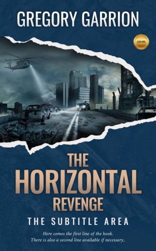 3D mockup of Nile Blue #1745 - Premade Apocalyptica Book Cover