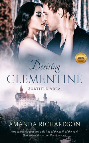 3D mockup of Gable Green #1802 - Premade Romance Book Cover