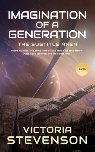 3D mockup of Woody Brown #1933 - Premade Science Fiction Book Cover