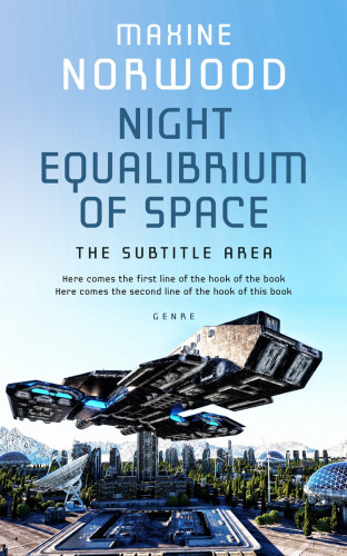 3D mockup of Blizzard Blue #1952 - Premade Science Fiction Book Cover