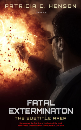 3D mockup of Gold Sand #1996 - Premade Mystery & Thriller & Suspense Book Cover