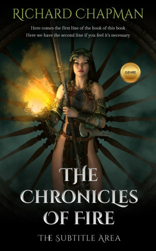 3D mockup of Log Cabin #2038 - Premade Fantasy Book Cover