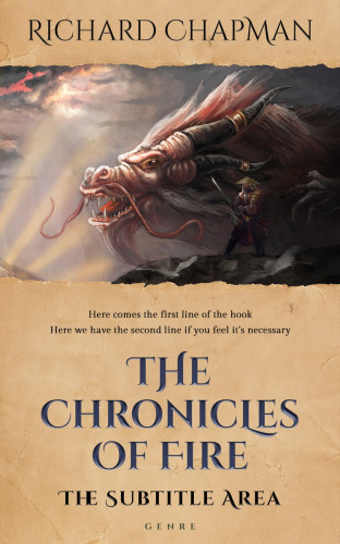 3D mockup of Tan #2053 - Premade Fantasy Book Cover