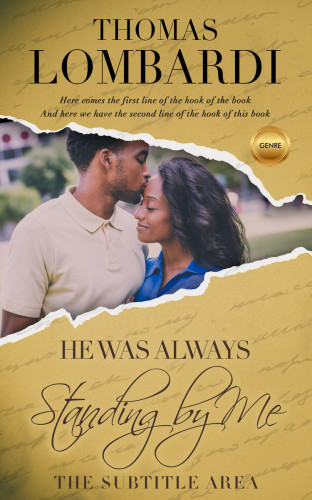 3D mockup of Laser #2183 - Premade Romance Book Cover