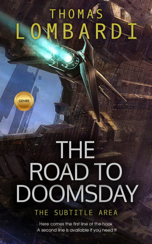 3D mockup of Thunder #2209 - Premade Science Fiction Book Cover