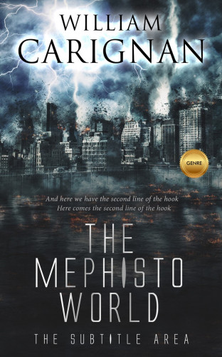 3D mockup of Outer Space #2273 - Premade Apocalyptica Book Cover