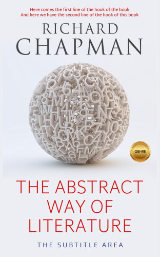 3D mockup of Mischka #2298 - Premade Abstract Book Cover