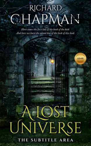 3D mockup of Racing Green #2349 - Premade Fantasy Book Cover