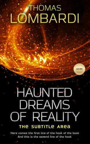 3D mockup of Creole #2445 - Premade Abstract Book Cover