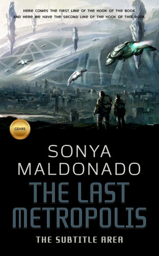 3D mockup of Celeste #2480 - Premade Science Fiction Book Cover