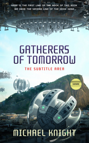 3D mockup of Iceberg #2493 - Premade Science Fiction Book Cover