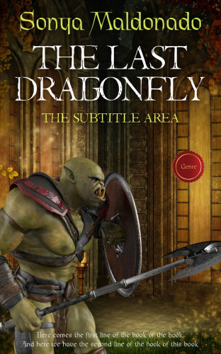 3D mockup of Black Marlin #2495 - Premade Romance Book Cover