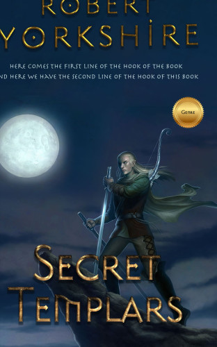 3D mockup of Big Stone #2500 - Premade Fantasy Book Cover