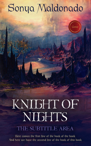 3D mockup of Tan #2508 - Premade Fantasy Book Cover