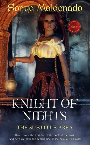 3D mockup of Charade #2510 - Premade Fantasy Book Cover