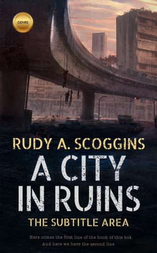 3D mockup of Rodeo Dust #2540 - Premade Apocalyptica Book Cover