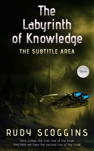 3D mockup of Eternity #2584 - Premade Science Fiction Book Cover