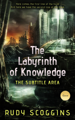 3D mockup of Chino #2585 - Premade Apocalyptica Book Cover