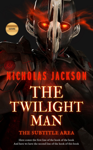 3D mockup of Coffee Bean #2671 - Premade Science Fiction Book Cover