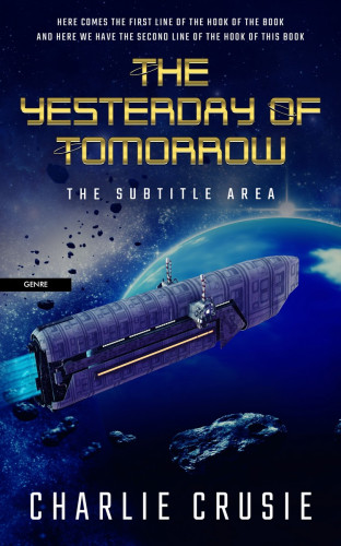 3D mockup of Violet #2827 - Premade Science Fiction Book Cover