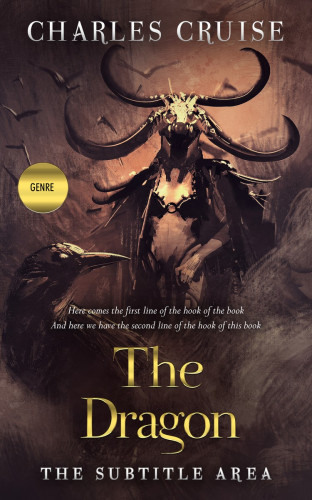 3D mockup of Cocoa Brown #2868 - Premade Fantasy Book Cover