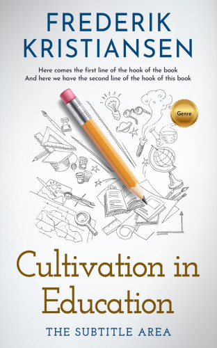 3D mockup of Porcelain #2980 - Premade Abstract Book Cover