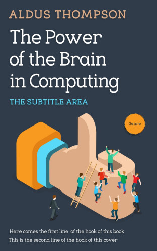 3D mockup of Oxford Blue #3102 - Premade Business Book Cover