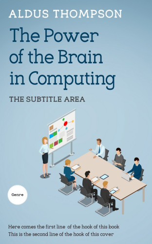 3D mockup of Casper #3104 - Premade Business Book Cover