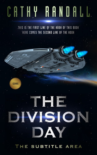 3D mockup of Ebony #3158 - Premade Science Fiction Book Cover