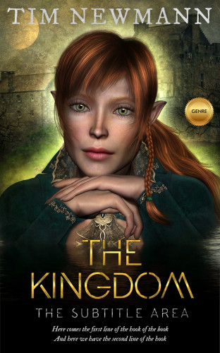 3D mockup of Gimblet #3233 - Premade Fantasy Book Cover