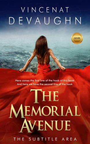 3D mockup of Falu Red #3303 - Premade Romance Book Cover