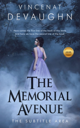 3D mockup of Fiord #3304 - Premade Romance Book Cover