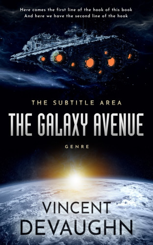 3D mockup of Vulcan #3305 - Premade Science Fiction Book Cover