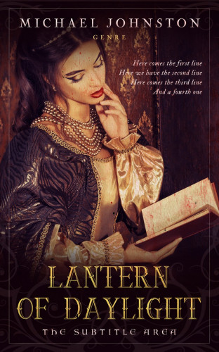 3D mockup of Antique Brass #3342 - Premade Historical Book Cover