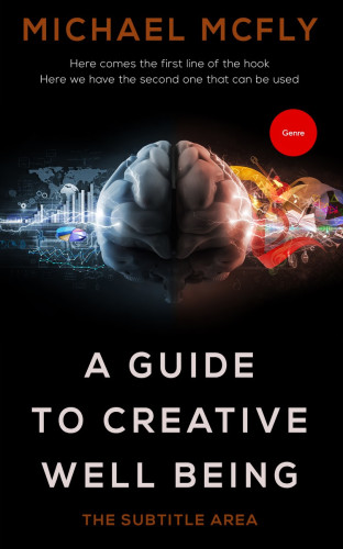 3D mockup of Old Rose #3414 - Premade Abstract Book Cover