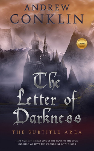 3D mockup of Blackcurrant #3509 - Premade Fantasy Book Cover