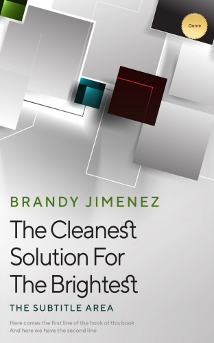 3D mockup of Alto #3645 - Premade Abstract Book Cover