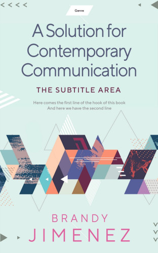 3D mockup of Swans Down #3647 - Premade Abstract Book Cover