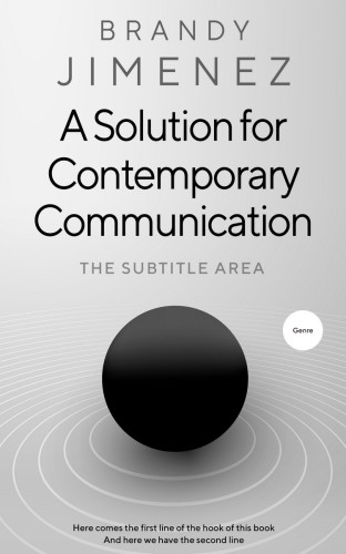 3D mockup of Alto #3648 - Premade Abstract Book Cover