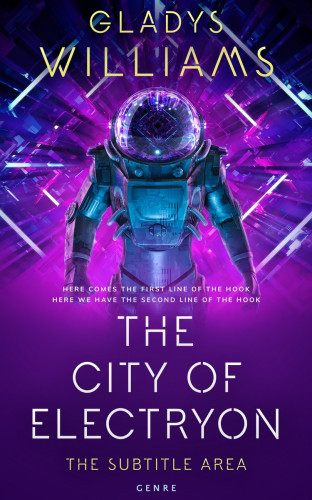 3D mockup of Persian Indigo #3771 - Premade Science Fiction Book Cover