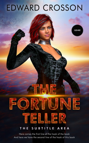 3D mockup of Cameo #3904 - Premade Science Fiction Book Cover